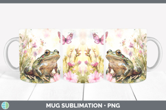 GorgeousFarm Butterflies Mug Wrap design.