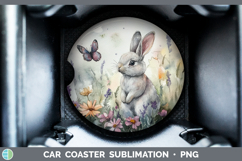GorgeousFarm Butterflies Car Coaster design.