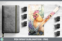GorgeousFarm Butterflies Pen Wrap design.