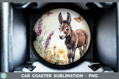 GorgeousFarm Butterflies Car Coaster design.