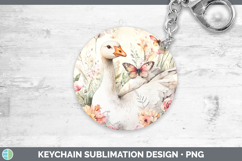 GorgeousFarm Butterflies Keychain design.