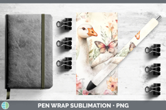 GorgeousFarm Butterflies Pen Wrap design.