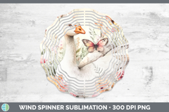 GorgeousFarm Butterflies Wind Spinner design.