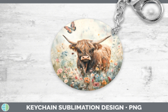 GorgeousFarm Butterflies Keychain design.