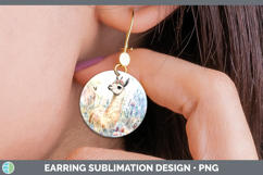 GorgeousFarm Butterflies Round Earrings design.