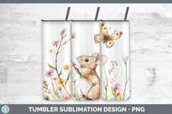 GorgeousFarm Butterflies Tumbler design.