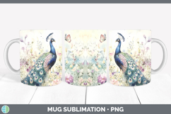 GorgeousFarm Butterflies Mug Wrap design.