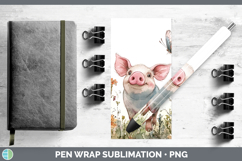 GorgeousFarm Butterflies Pen Wrap design.