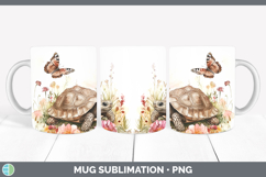 GorgeousFarm Butterflies Mug Wrap design.