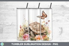 GorgeousFarm Butterflies Tumbler design.