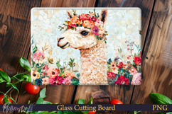 Cutting Board Design | Farm Animal | Alpaca PNG Product Image 1