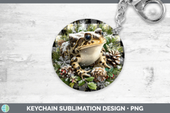 GorgeousFarm Checker Christmas Keychain design.