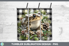 GorgeousFarm Checker Christmas Tumbler design.