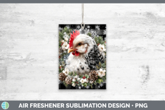 GorgeousFarm Checker Christmas Air Freshener design.