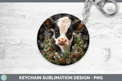 GorgeousFarm Checker Christmas Keychain design.