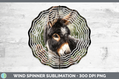 GorgeousFarm Checker Christmas Wind Spinner design.