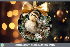 GorgeousFarm Checker Christmas Ornament design.