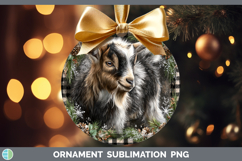 GorgeousFarm Checker Christmas Ornament design.