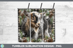 GorgeousFarm Checker Christmas Tumbler design.