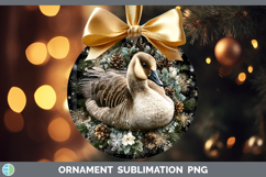 GorgeousFarm Checker Christmas Ornament design.