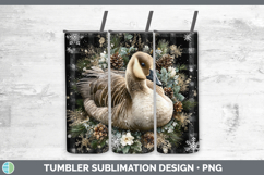 GorgeousFarm Checker Christmas Tumbler design.