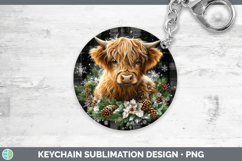 GorgeousFarm Checker Christmas Keychain design.