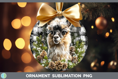 GorgeousFarm Checker Christmas Ornament design.