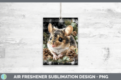 GorgeousFarm Checker Christmas Air Freshener design.