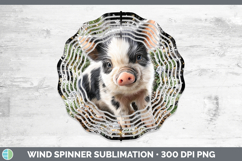 GorgeousFarm Checker Christmas Wind Spinner design.