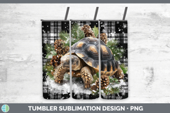 GorgeousFarm Checker Christmas Tumbler design.