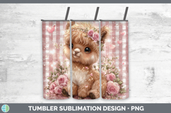 GorgeousFarm Checker Valentine Tumbler design.