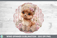 GorgeousFarm Checker Valentine Wind Spinner design.