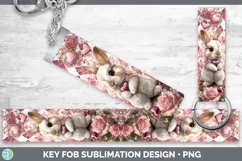 GorgeousFarm Checker Valentine Key Fob design.