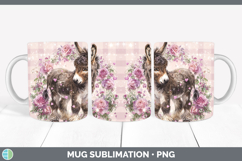 GorgeousFarm Checker Valentine Mug Wrap design.