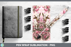 GorgeousFarm Checker Valentine Pen Wrap design.