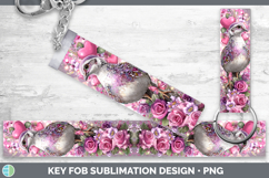 GorgeousFarm Checker Valentine Key Fob design.