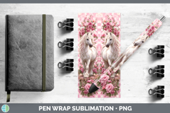 GorgeousFarm Checker Valentine Pen Wrap design.