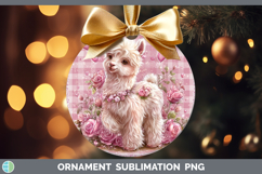 GorgeousFarm Checker Valentine Ornament design.