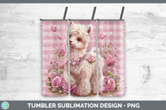 GorgeousFarm Checker Valentine Tumbler design.