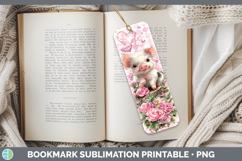 GorgeousFarm Checker Valentine Bookmark design.