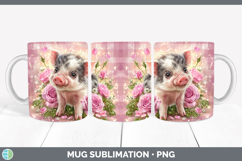 GorgeousFarm Checker Valentine Mug Wrap design.