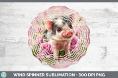 GorgeousFarm Checker Valentine Wind Spinner design.