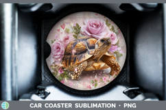 GorgeousFarm Checker Valentine Car Coaster design.