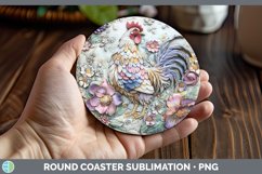 GorgeousFarm Round Coaster design.