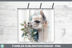 GorgeousFarm Christmas Botanicals Tumbler design.