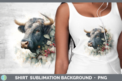 GorgeousFarm Christmas Botanicals Shirt design.