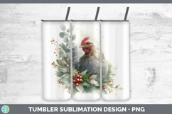 GorgeousFarm Christmas Botanicals Tumbler design.