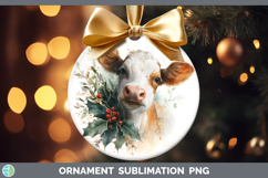 GorgeousFarm Christmas Botanicals Ornament design.