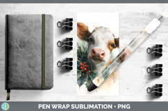 GorgeousFarm Christmas Botanicals Pen Wrap design.