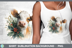 GorgeousFarm Christmas Botanicals Shirt design.